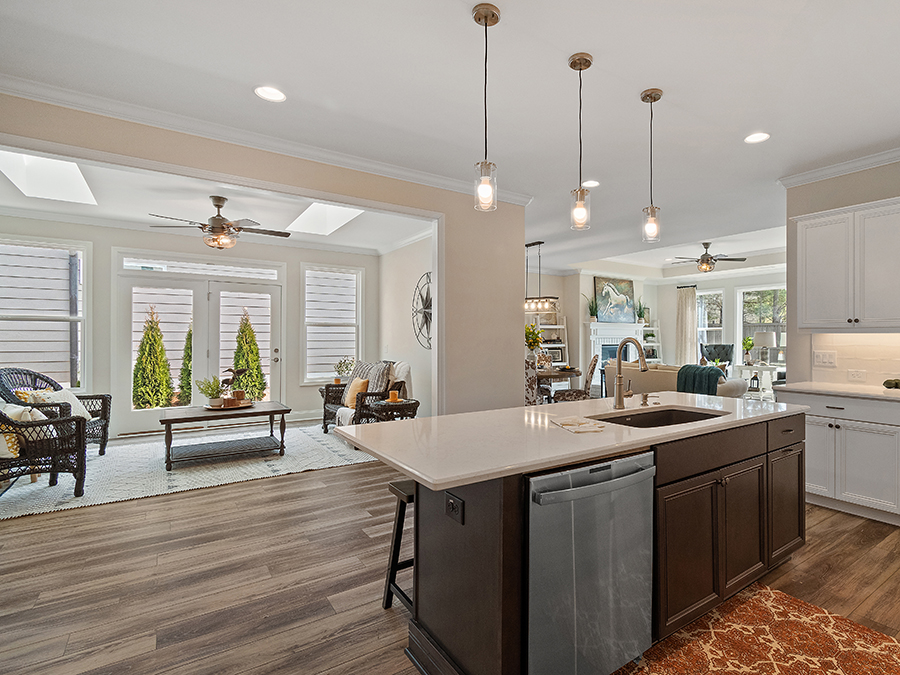 The Ashford open floorplan at Owenby in Woodstock